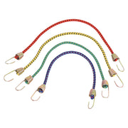 Mini bungee cords 25 cm, 4-pack