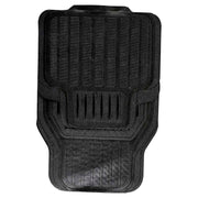 Set 4 alfombras para carro hule negro