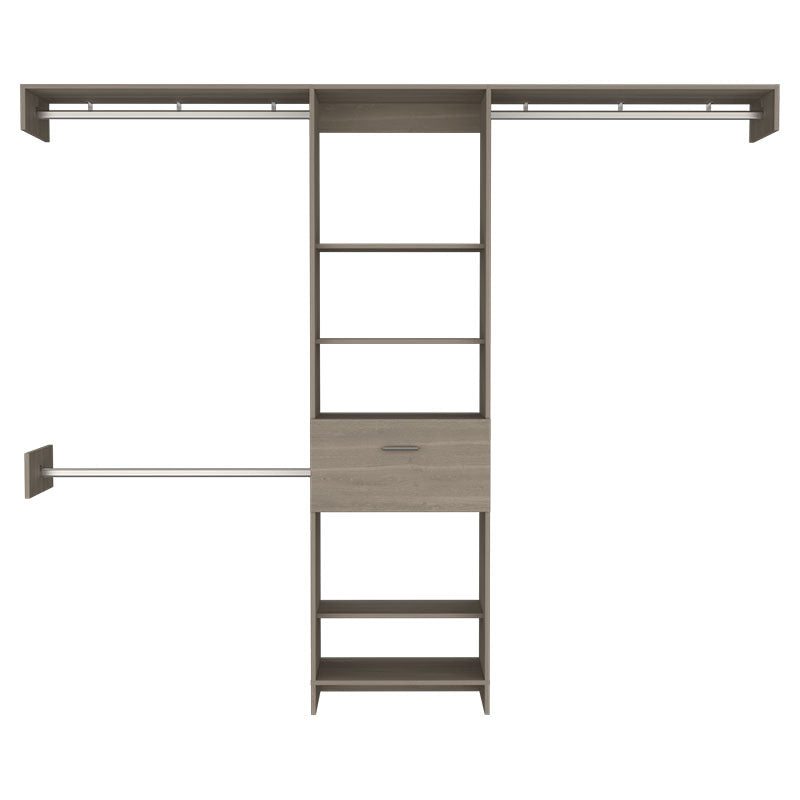 Melamine closet Manchester bardolino 210.6 x 250 x 41.5 cm