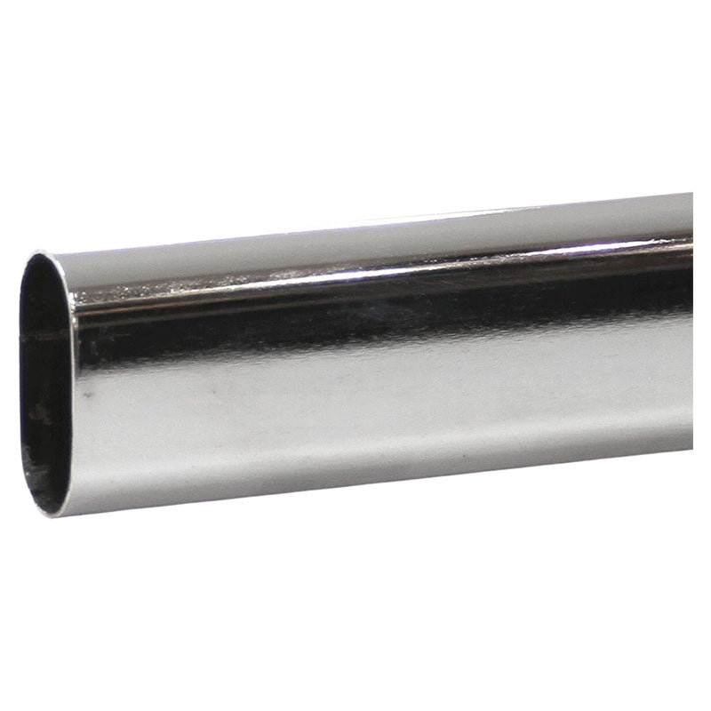 3m Chrome Plated Steel Wardrobe Hanging Rail