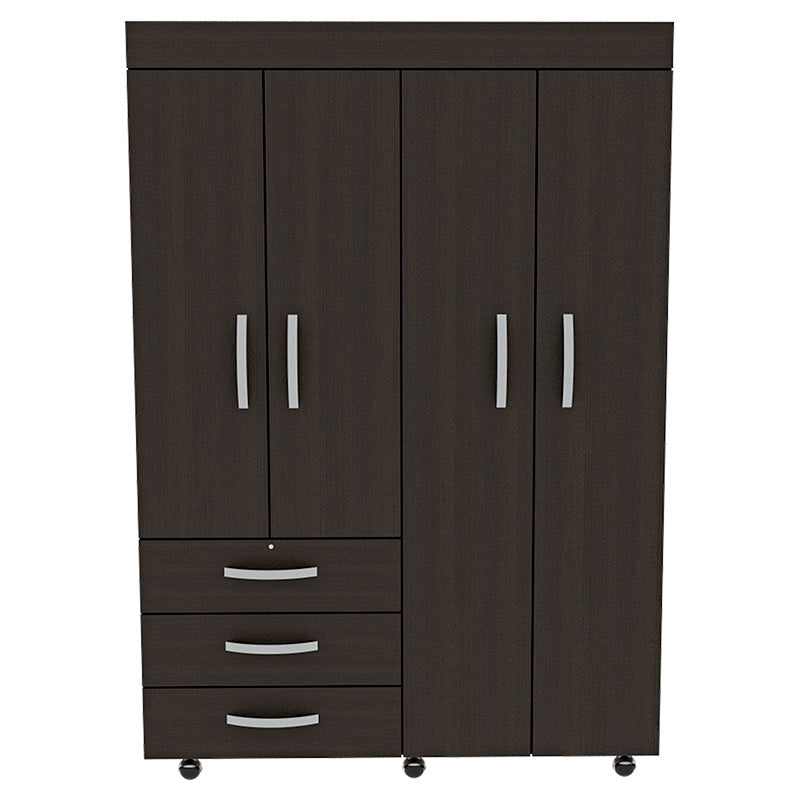 Armario Denver con ruedas y cerradura 172,8 x 119,2 x 47,3 cm