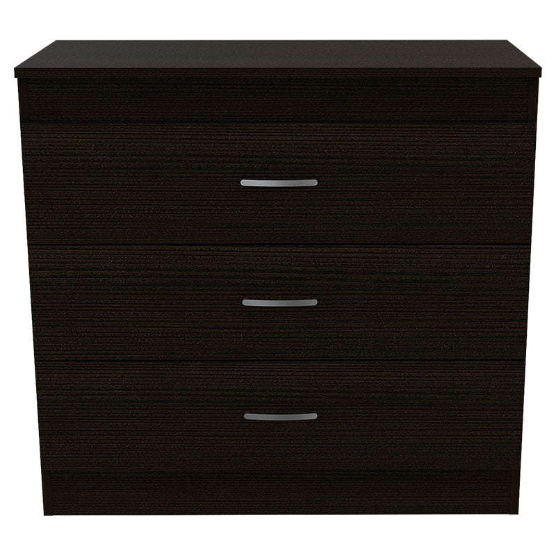 Mahogany three-drawer dresser 75 x 80 x 38 cm