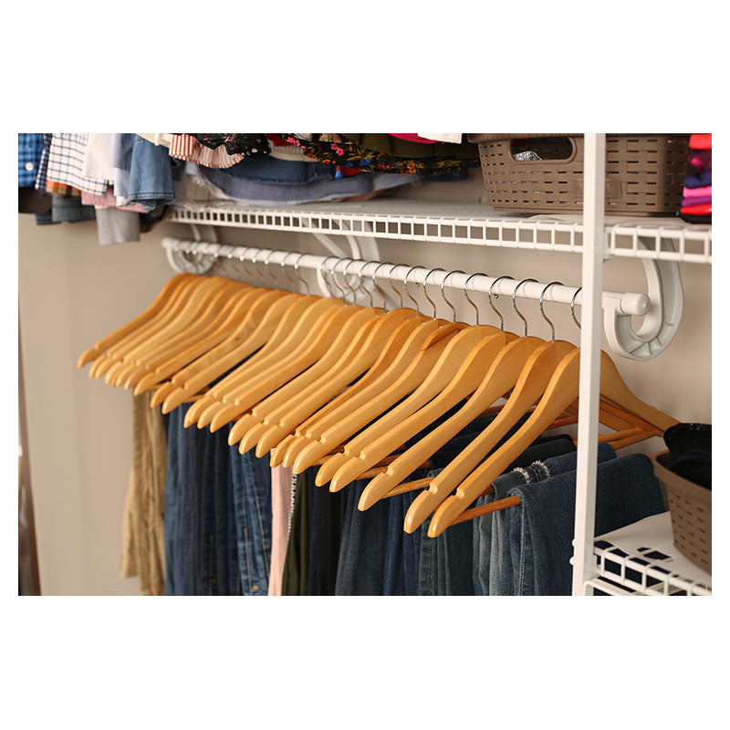 Set of 4 Wooden Clothes Hangers