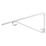 Soporte colonial 40 cm acero blanco