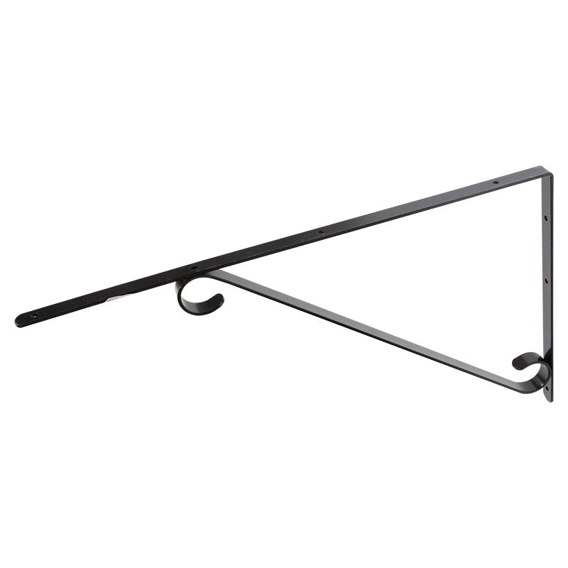 Soporte colonial 50 cm acero negro
