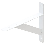 Reinforced bracket 20 cm white steel