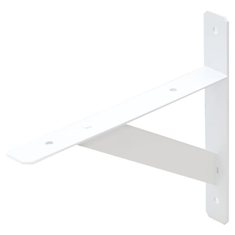 Soporte reforzado 20 cm acero blanco