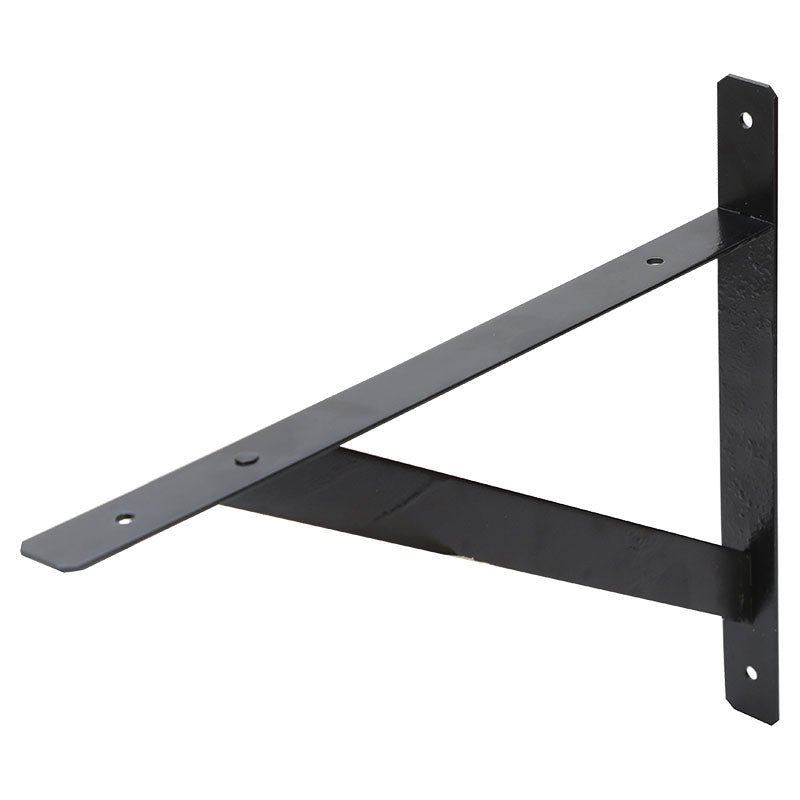 Soporte reforzado 50 cm acero negro