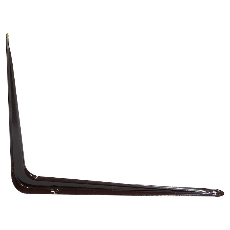 Soporte fijo para repisa 6" x 8" acero café