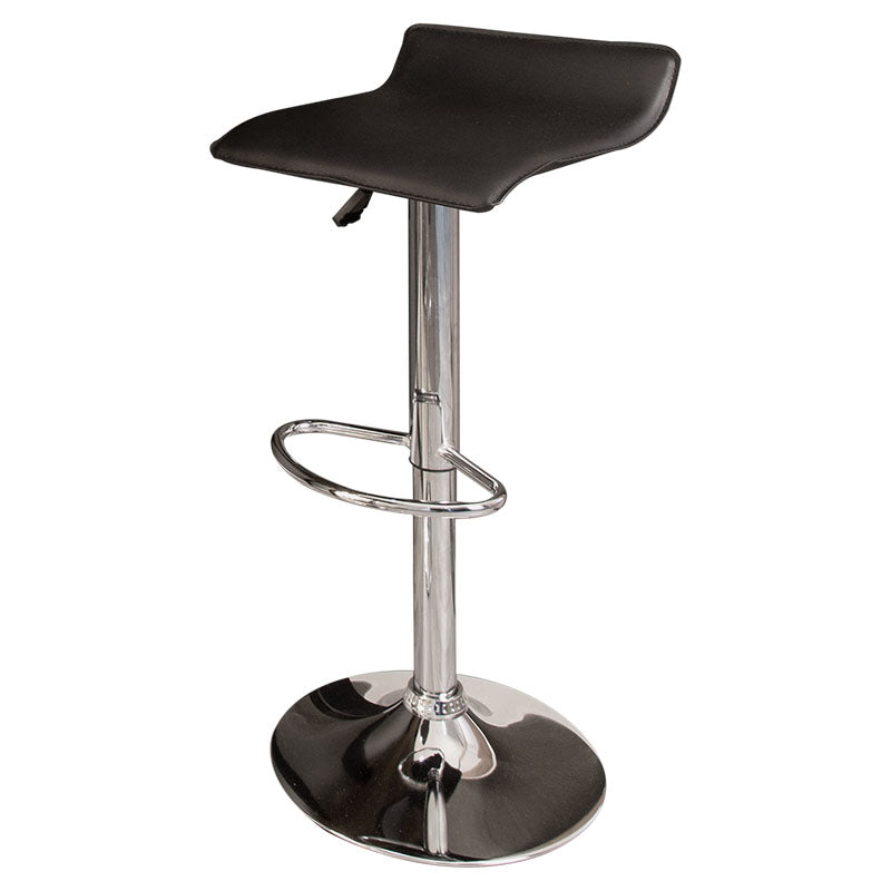 Silla tipo bar negra 39 x 38 x 54 cm