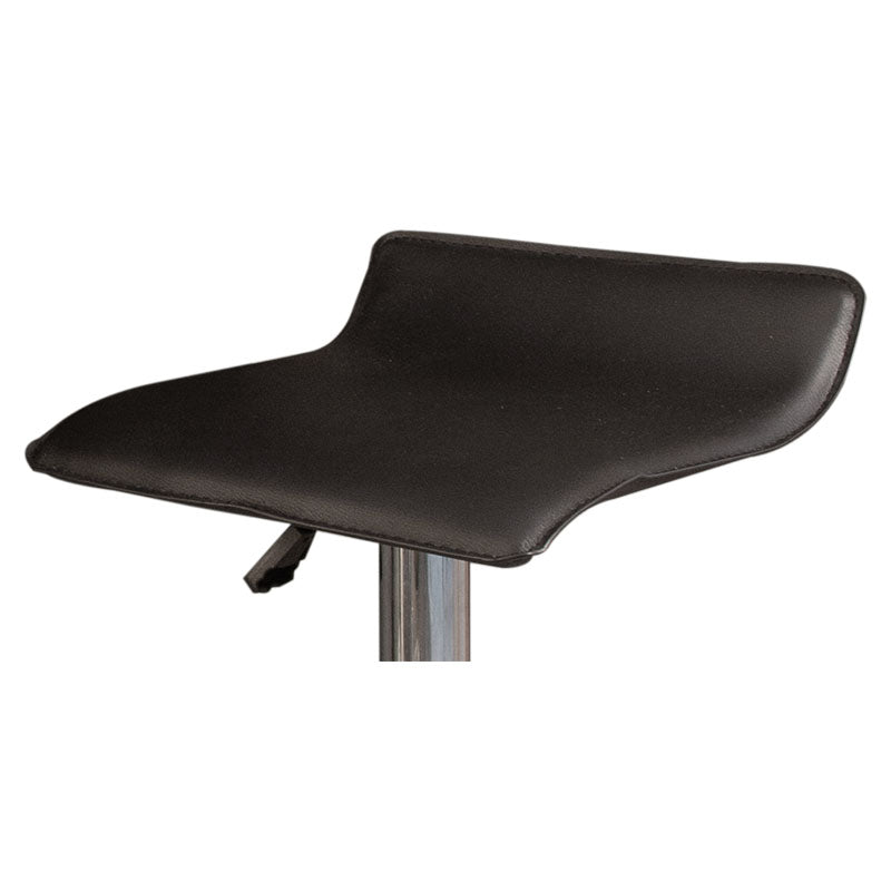 Silla tipo bar negra 39 x 38 x 54 cm
