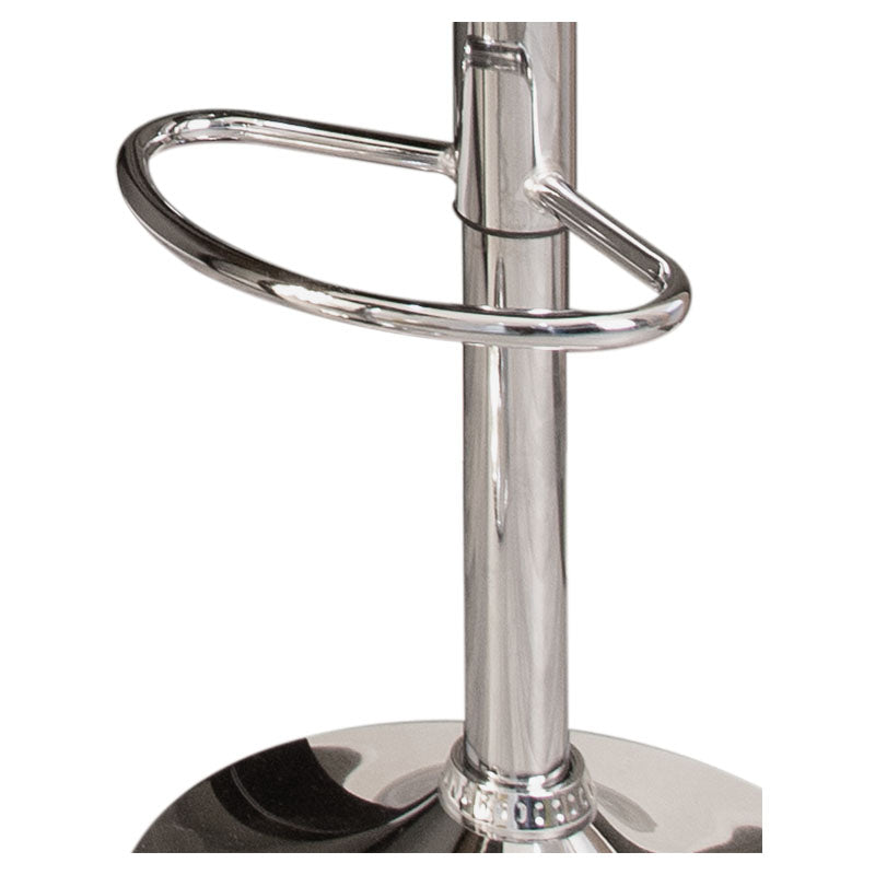 Silla tipo bar negra 39 x 38 x 54 cm