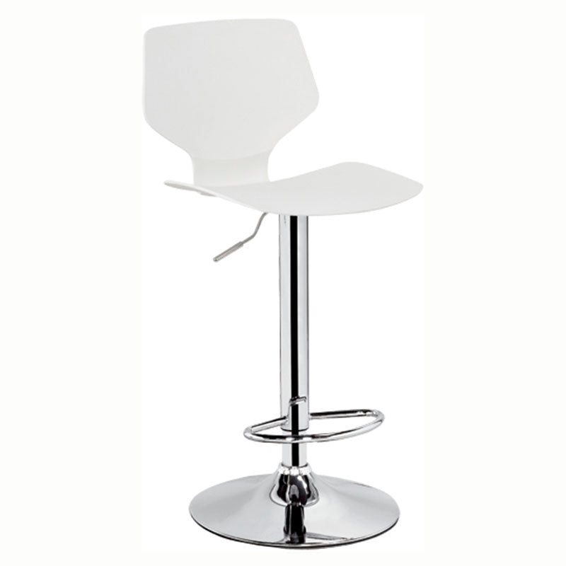 Silla tipo bar blanca 42 x 42 x 62 cm