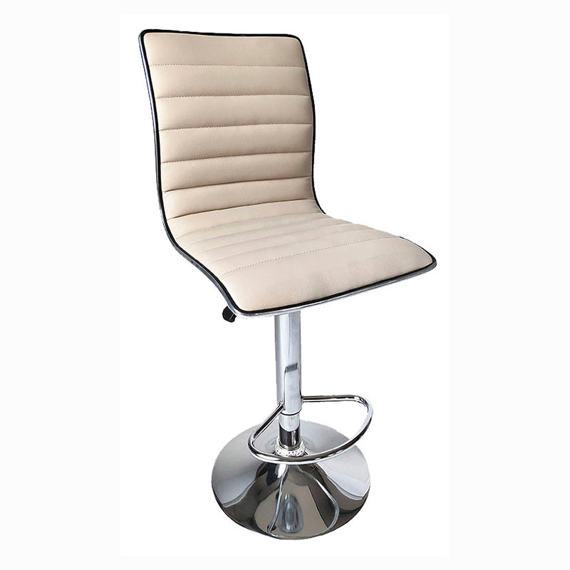 Silla tipo bar beige  44 x 41 x 62 cm