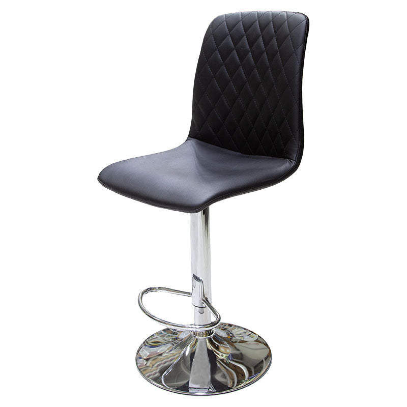 Silla de bar negra 48 x 44 x 100 cm