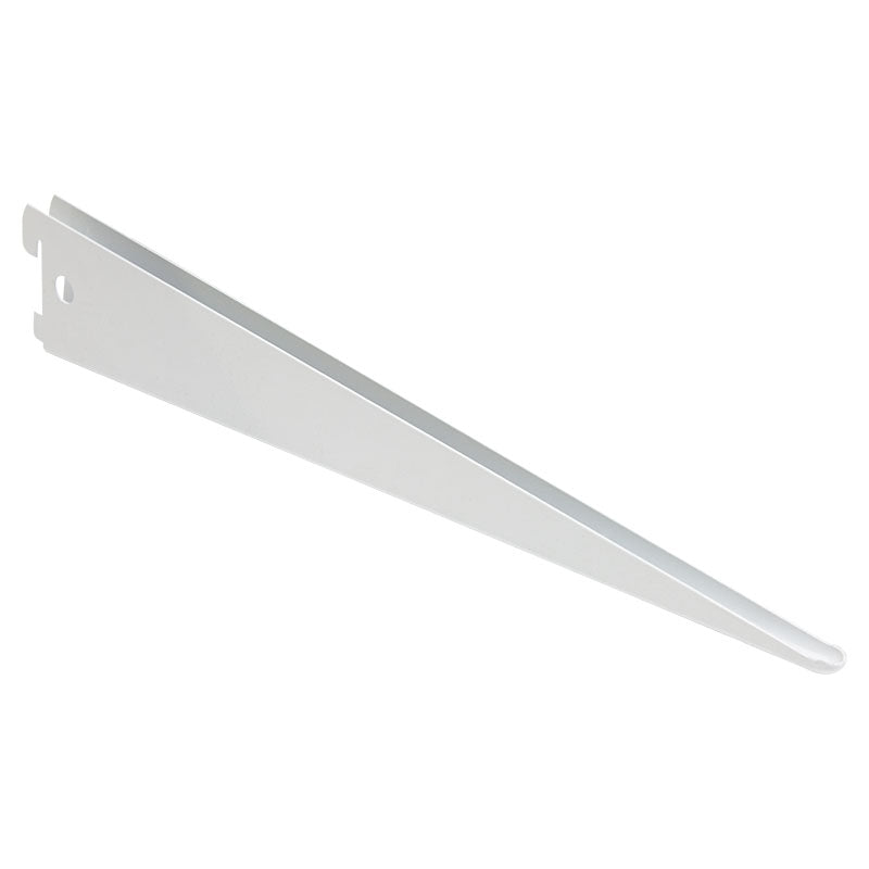Soporte doble 37 cm acero blanco