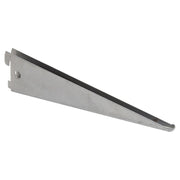 Soporte doble 27 cm acero gris