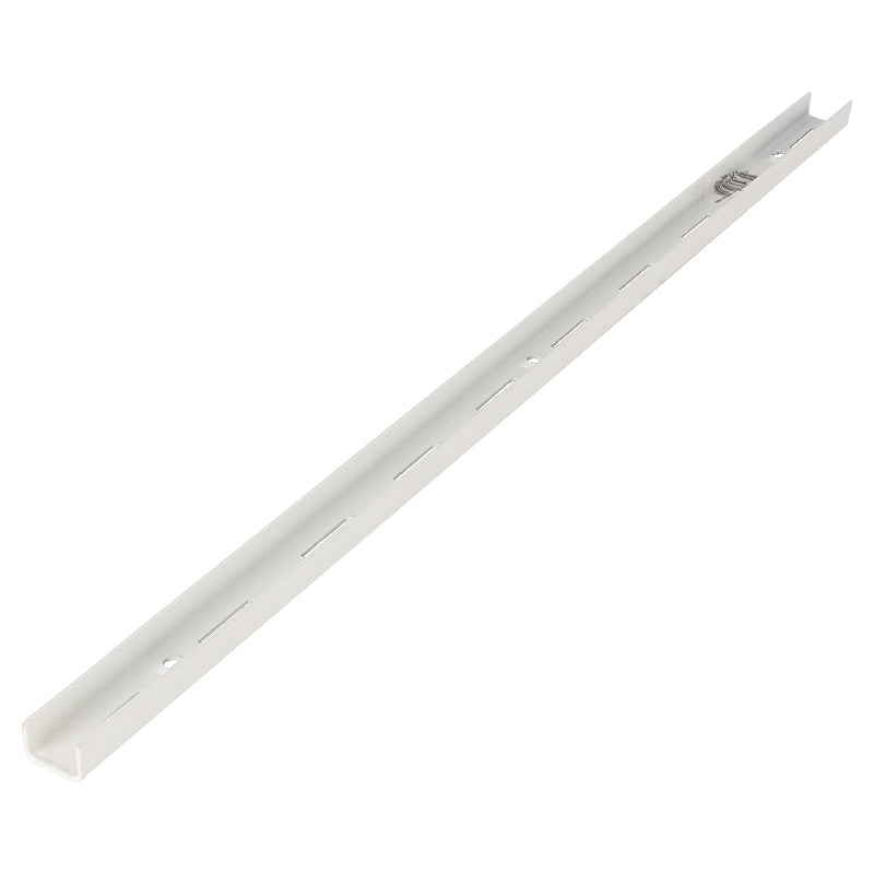 Riel simple 50 cm metal blanco