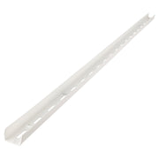 Single track 100 cm white metal