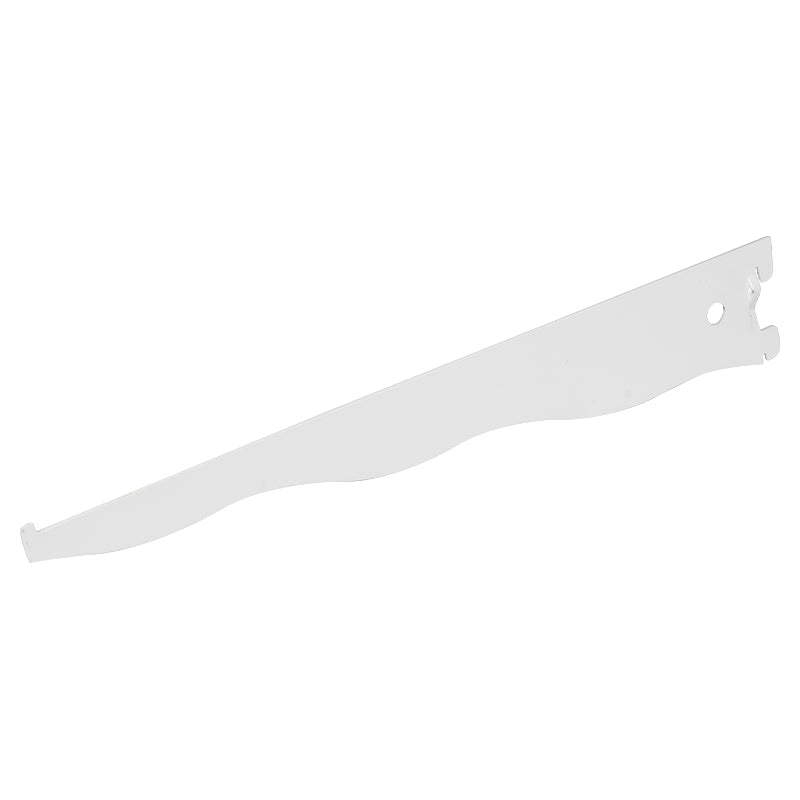 Simple support 40 cm white metal