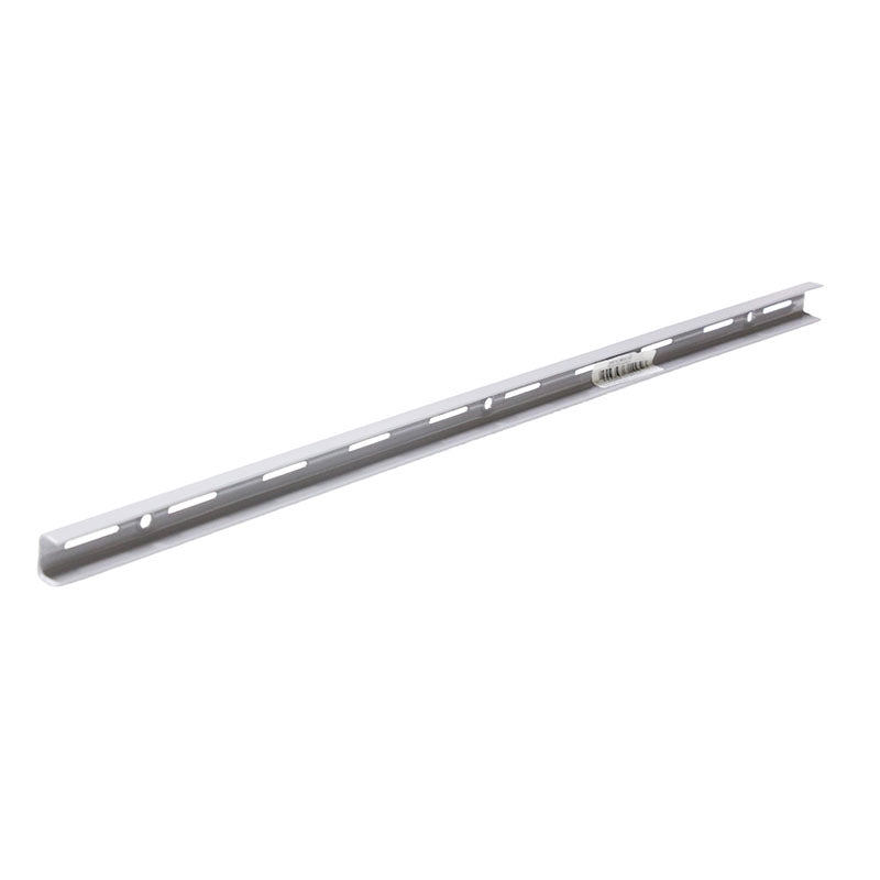 Riel doble 100 cm acero blanco