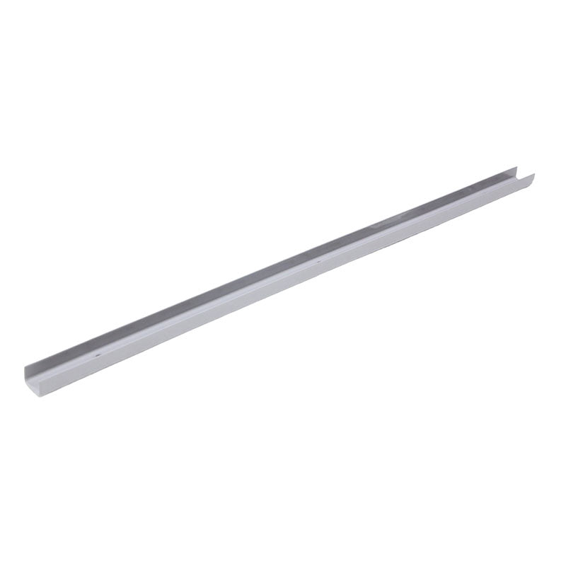 Riel doble 100 cm acero gris