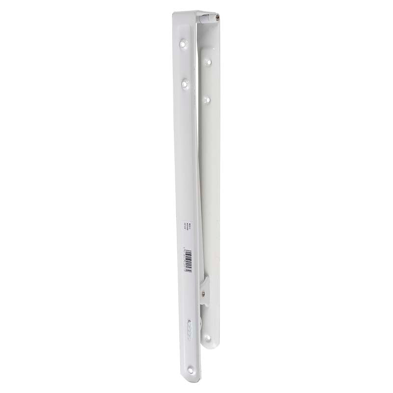 Folding bracket 5 x 40 cm white metal 80 kg