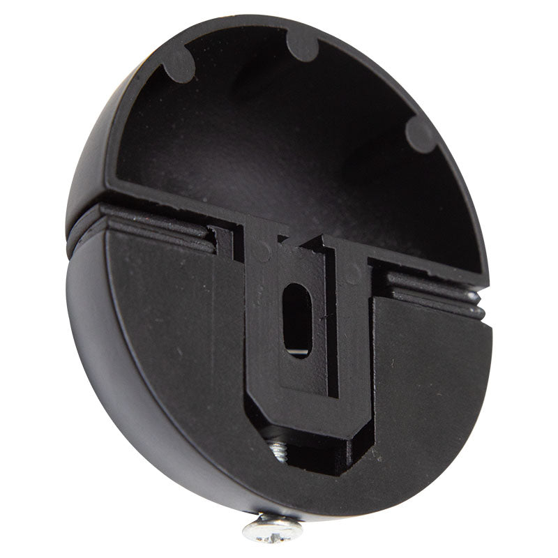 Soporte para repisa 12 mm negro