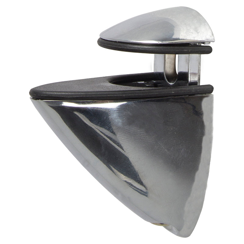 Shelf bracket 8 x 12 cm chrome metal