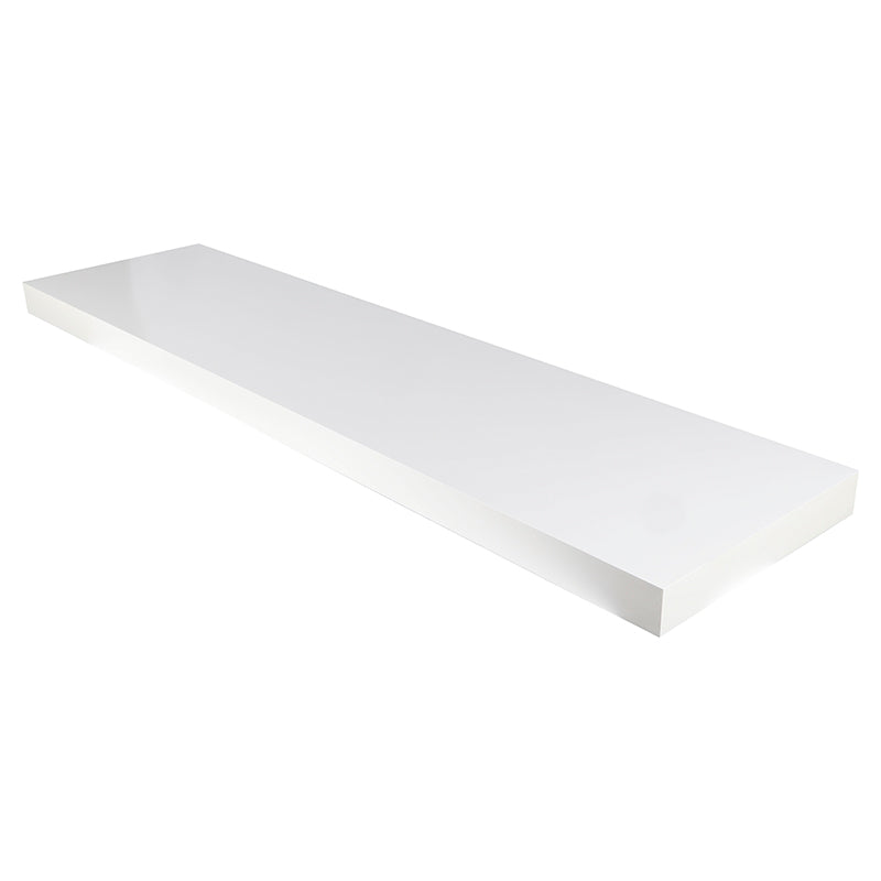 Repisa Tendenza melamina blanco 4 x 25 x 100 cm