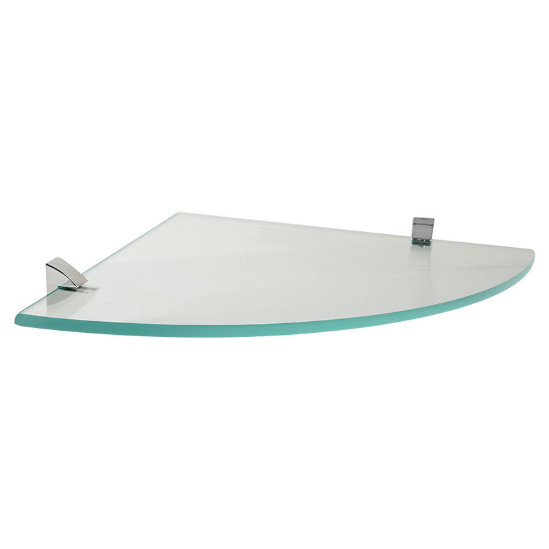 Repisa Tendenza vidrio transparente 25 x 25 cm