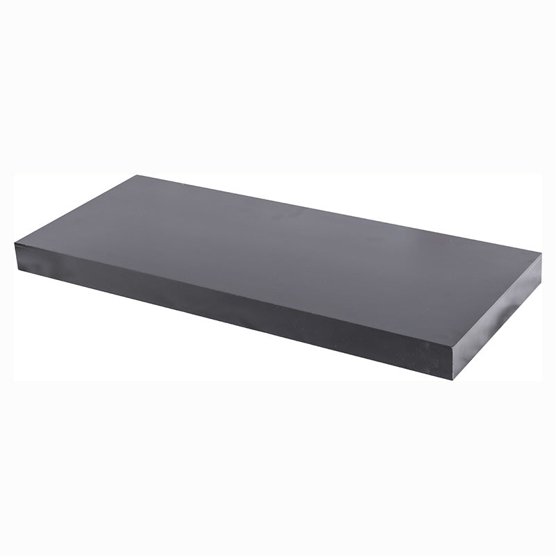 Repisa Tendenza melamina negro 4 x 25 x 60 cm