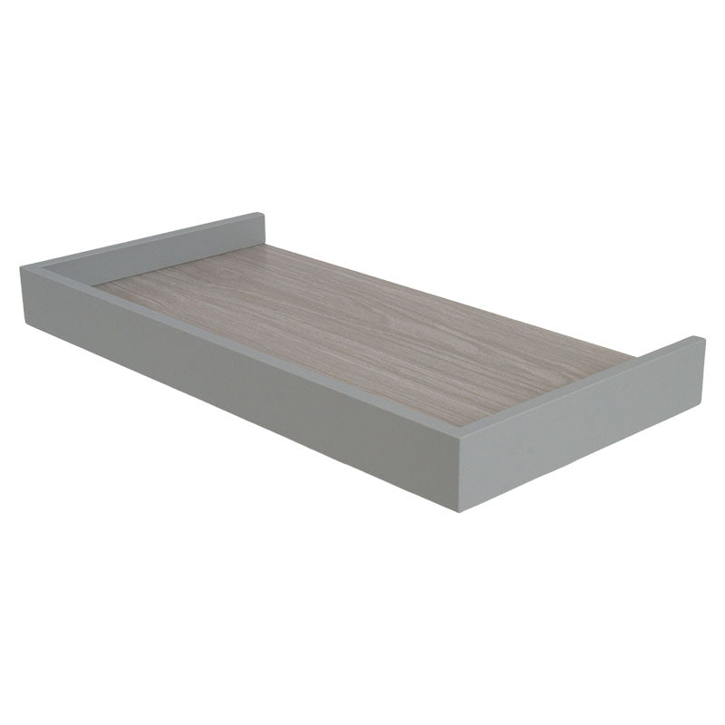 Repisa Duetto melamina gris cemento 1,5 x 20 x 40 cm