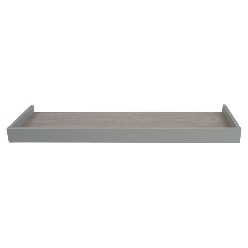 Repisa Duetto melamina gris cemento 1,5 x 20 x 60 cm