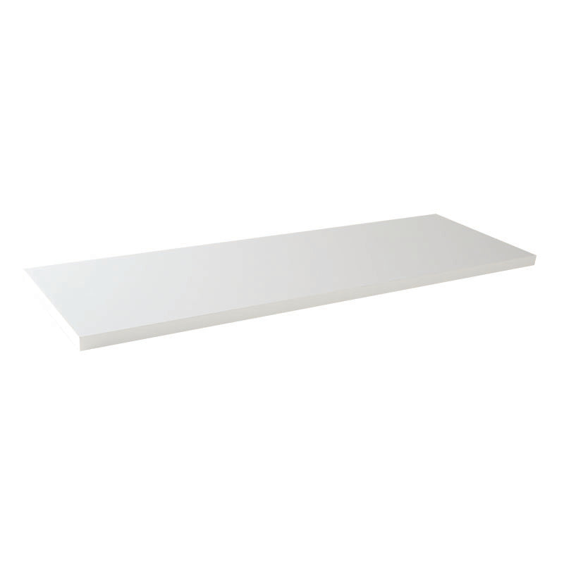 Repisa Duetto melamina gris cemento 1,5 x 20 x 100 cm