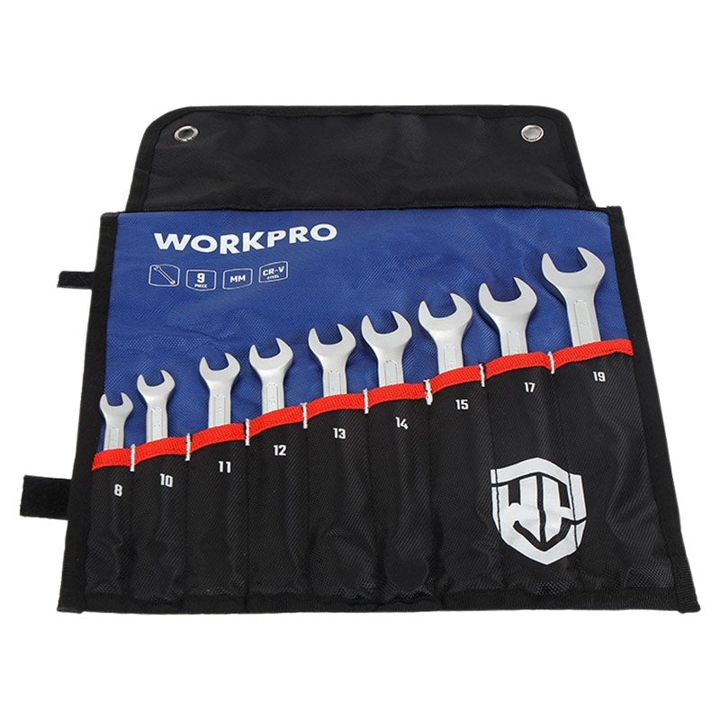 Set 9 llaves combinadas milimétricas Workpro