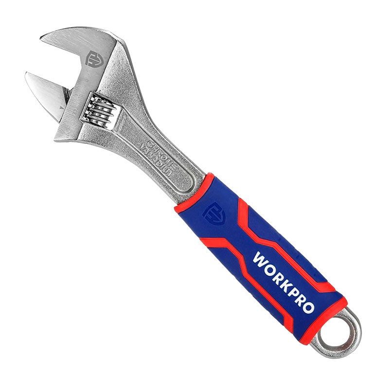 Adjustable wrench 10" bi-material handle Workpro