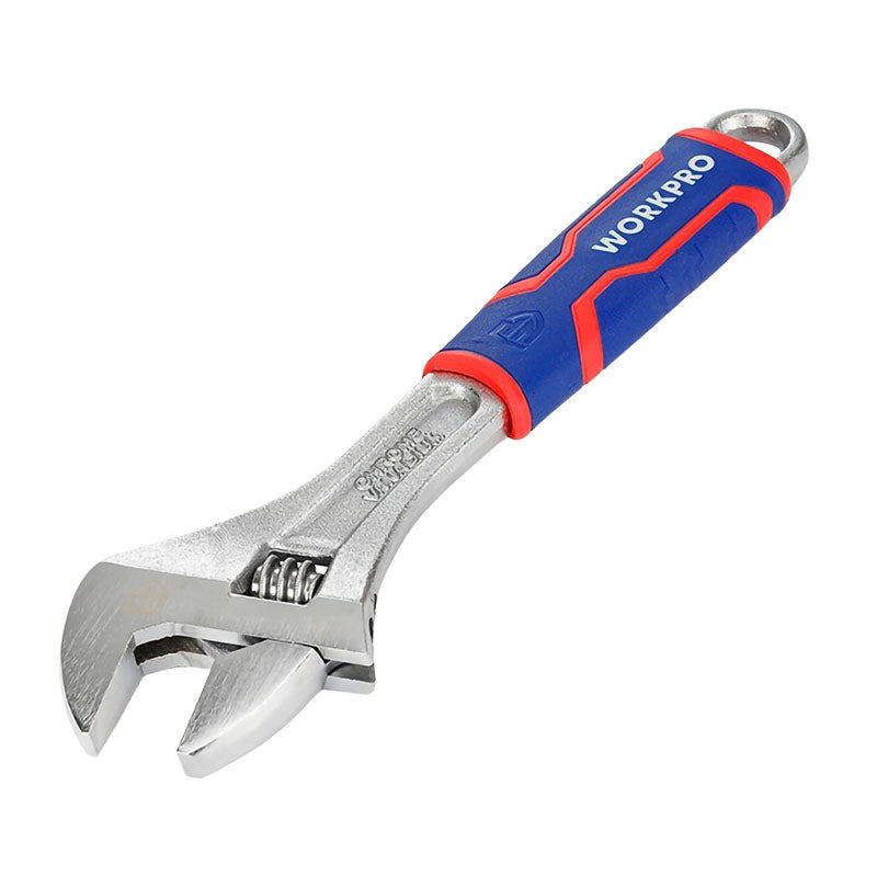 Adjustable wrench 10" bi-material handle Workpro