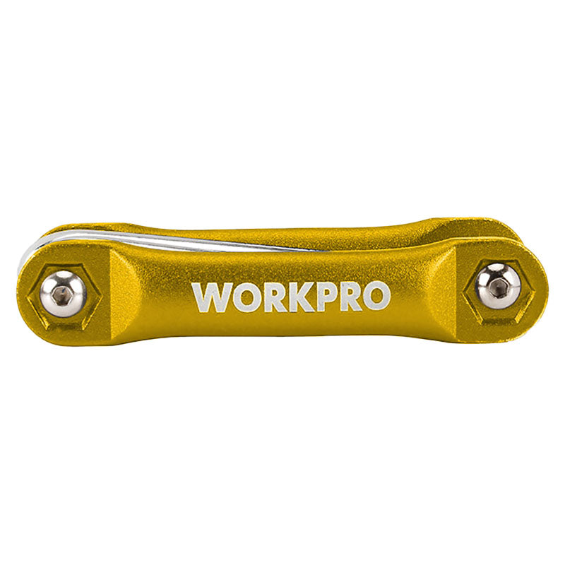 Set 8 llaves torx plegable milimétricas Workpro
