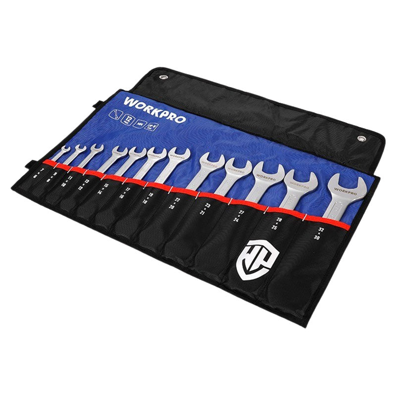 Set 12 llaves combinadas milimétricas Workpro