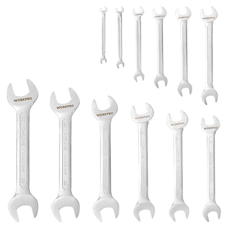 Set 12 llaves combinadas milimétricas Workpro