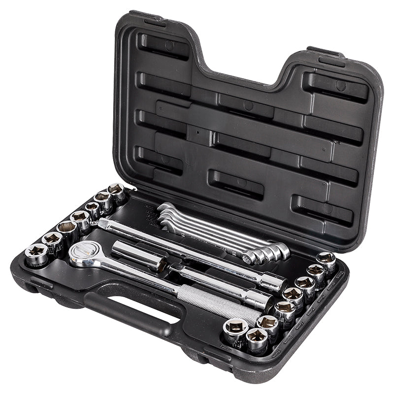 Juego de cubos Stanley 25 piezas 1/2"