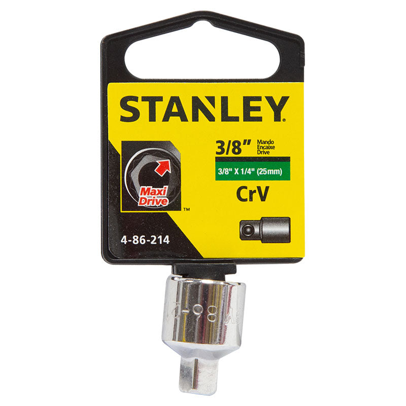 Adaptador mando 3/8" salida 1/4" Stanley