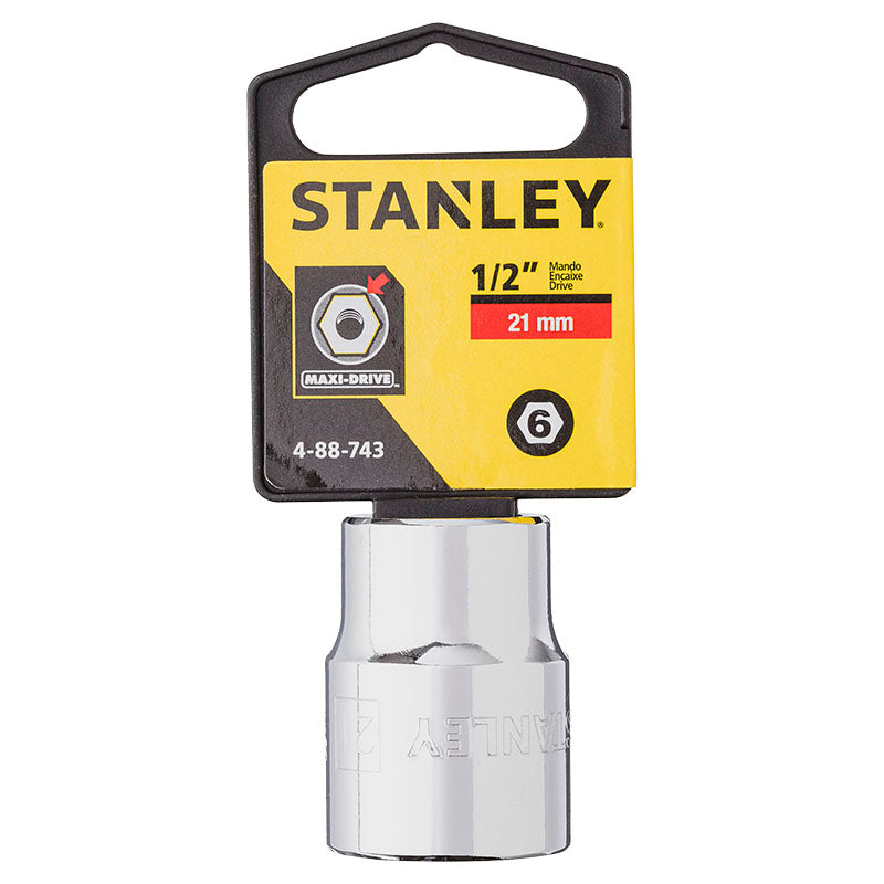 Cubo hexagonal 1/2" 21 mm STANLEY