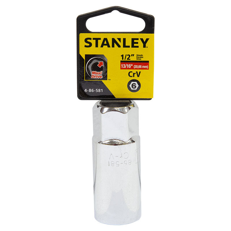 Cubo extrae bujía hexagonal mando 1/2" tamaño 13/16" Stanley