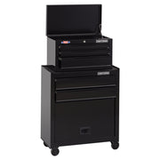 Craftsman Black 5-Drawer Rolling Cabinet and Metal Chest