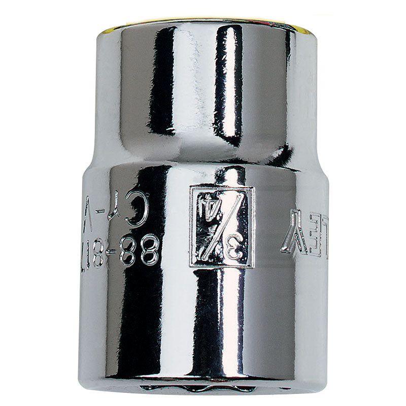 Cubo estriado mando 1/2" tamaño 12 mm Stanley