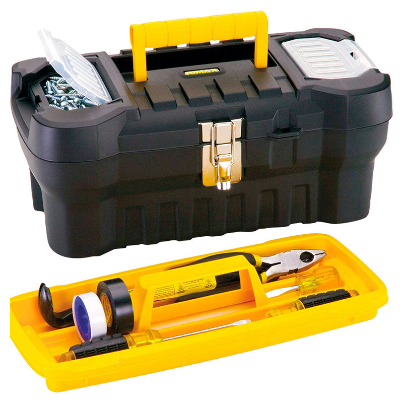 Rimax 16" Plastic Toolbox with Metal Latch