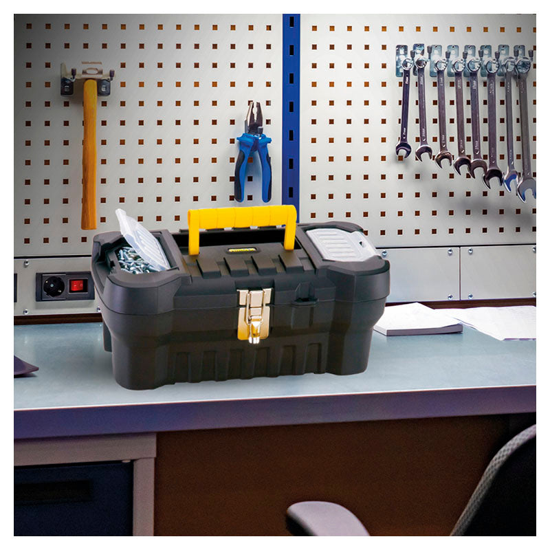 Rimax 16" Plastic Toolbox with Metal Latch