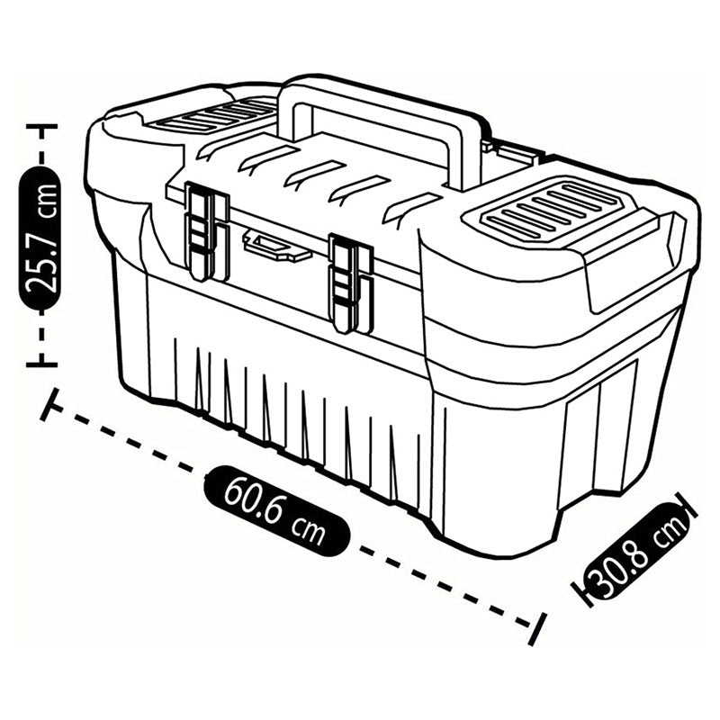 Caja para herramientas plástica 24" Rimax